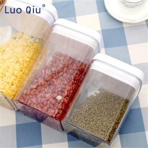 Kitchen five grains storage can thickened plastic vacuum snack dry goods sealed can preservation box