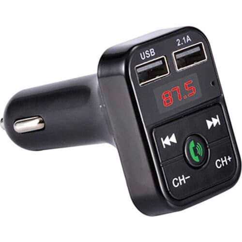 Mayitr MP3 Player FM Transmitter Handsfree Wireless Radio Adapter Handsfree Audio Receiver Dual 2 USB Charger Handsfree Kit