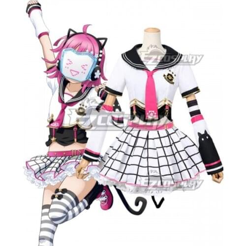 LoveLive! School Idol Festival PERFECT Dream Project ALL STARS Rina Tennoji Dress Halloween Girls Party Set Cosplay Costume E001