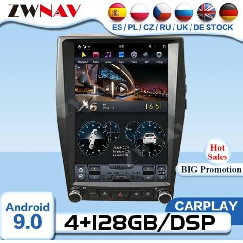 1 DIn Tesla Screen Android 9 Multimedia For Ford Edge 2015 2016 2017 2018 2019 Video Player GPS Receiver Audio Stereo Head Unit