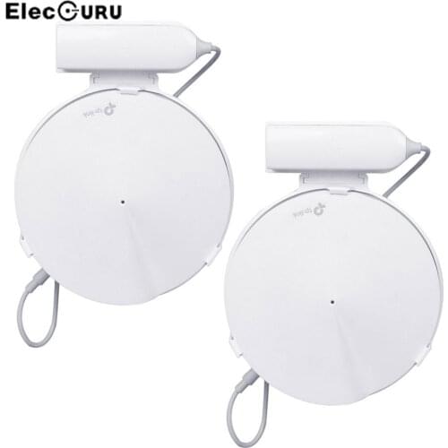 Wall Mount for TP-Link Deco M9 Plus Whole Home Mesh WiFi System Sturdy Router Shelf Bracket Outlet Holder Without Messy Wires