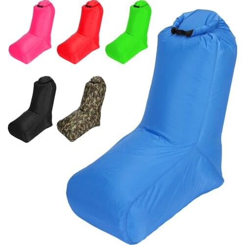 Portable Inflatable Lounger Couch Air Sofa Bed Chair for Camping Beach Travel