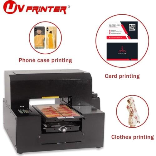 Portable UV printer A4 small with roller stand touch design for wood/plastic/silicone/glass/metal printing