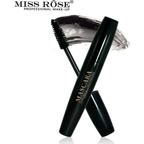 Miss Rose Round head Eyes Cosmetics Mascara Black Curling Lengthening Brand Waterproof Mascara Makeup