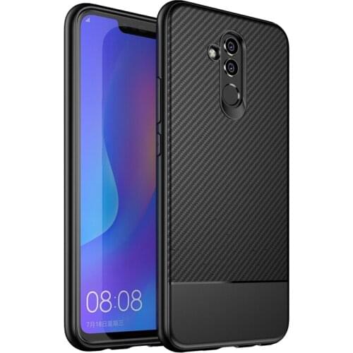 Ultra Slim Carbon Fiber Texture Matte Case for Huawei Mate 40 Soft Anti-knock Anti-fingerprint Cover Bumper Case
