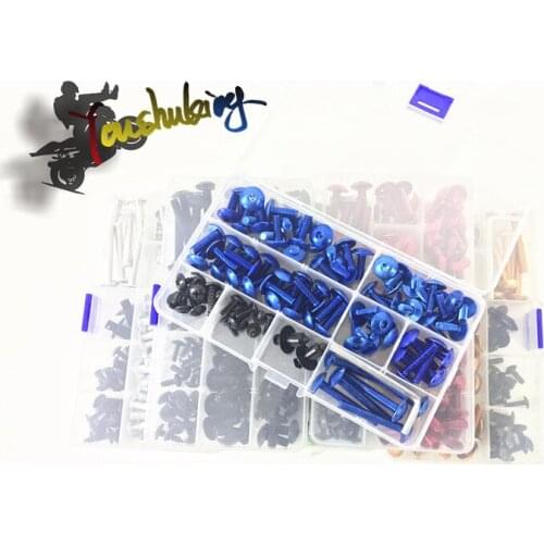 Triclicks 5mm/6mm Aluminium CNC Universal Motorcycle Fairing Bolts Nuts Fastener Clips Screws New For