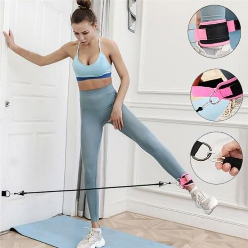 Indoor yoga fitness stretch strap support straps for hip lifting, for ankle straps and ankle yoga clasps