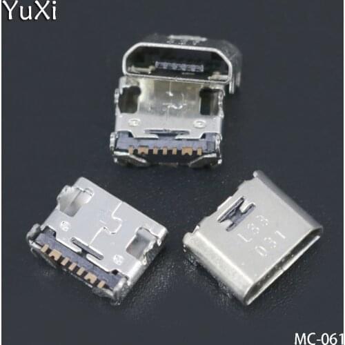 YuXi 100pcs Micro Mini USB jack socket connector charger Charging Port for Samsung Galaxy Tab T110 T111 T113 T115 T116 T560 T561
