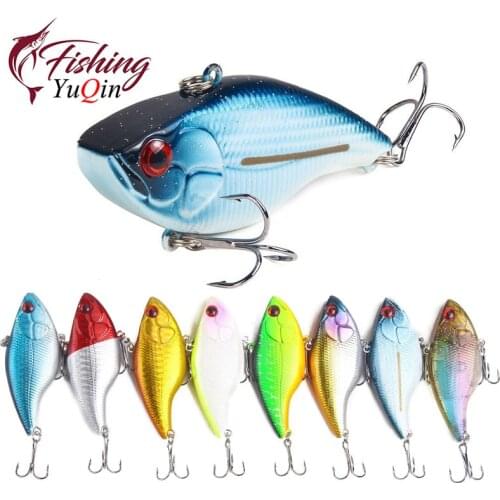 1PCS Hard Fishing Lure 7cm 18.8G Plastic VIB Hard Artificial Bait Treble Hooks Peche Bass Pike Trolling Pesca Fishing Tackle