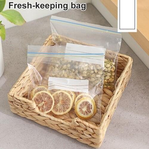 15/20/30Pcs PE Fresh Keeping Bag For Vegetable Fruit Storage Freezing Preservation Sealed Bags Kitchen Food Organization Tools