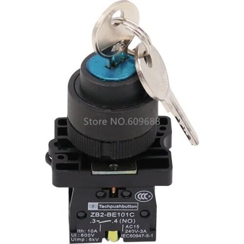 2/3 Selection Stay Puts Key Pushbutton Switch XB2-EG21/XB2-EG33 Push Button Swtich