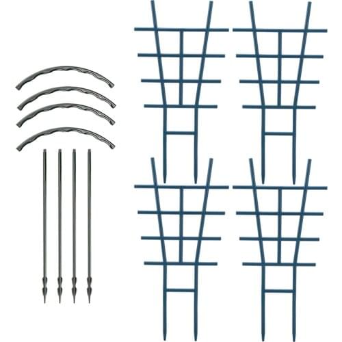 Gardening Bracket Stakes Flower Trellis Helpful 4PCS For Climbing Plants Houseplants Flowers Stand Rings Vegetables Supporting