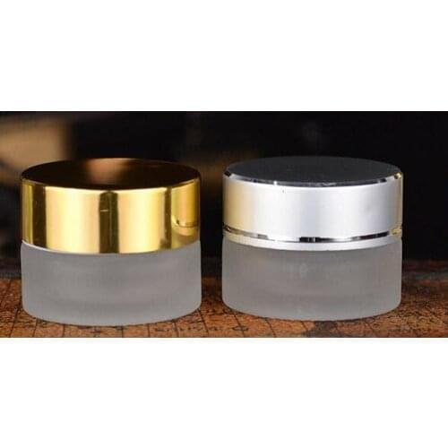 5g/5ml Transparent empty cosmetic cream jar bottle Acrylic cream bottle cap/Sub bottle/cosmetics Bottle glass 200pcs/lot