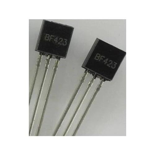 50pcs/lot F423 BF423 423 n-line triode transistor TO-92 0.1A 250V PNP New original