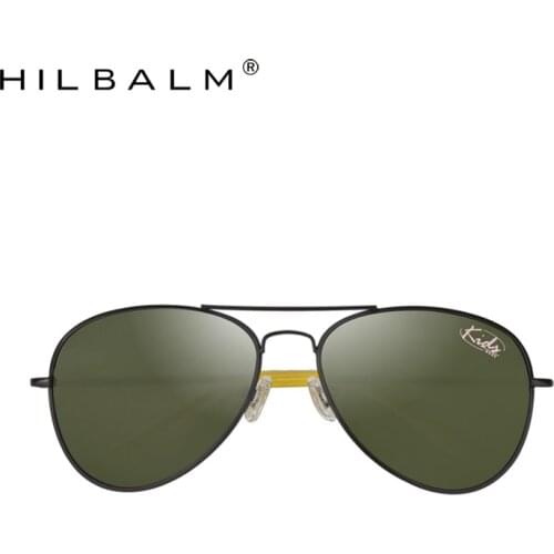 Hilbalm 2021 Classic Sunglasses Girls Boys Colorful Mirror Children Metal Glasses White Frame Travel Shopping Glasses UV400