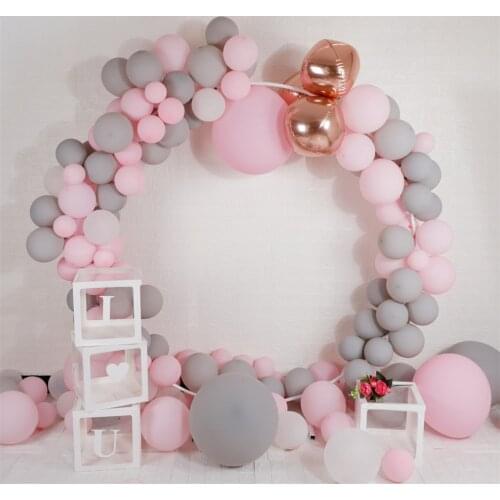 Metal Arch Background Wedding Props Birthday Decoration Wrought Iron Diy Round Arch Lawn Artificial Flower Frame Wall Shelf