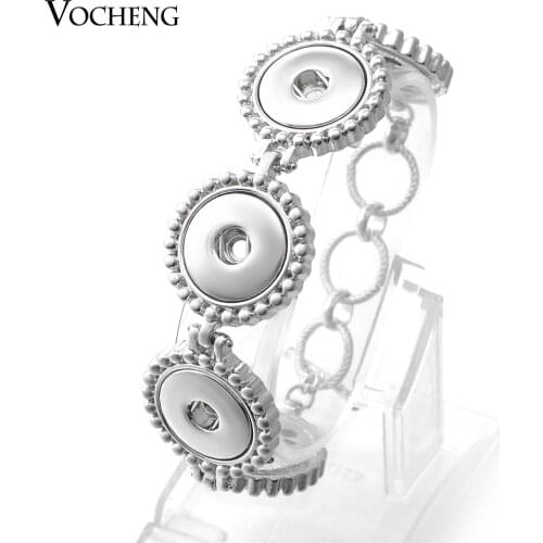 Wholesale 10pcs/lot Vocheng Ginger Snap Button Charms Bangle Interchangeable 18mm Jewelry Vb-067*10