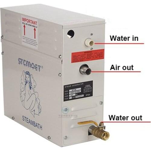 3KW/4.5KW Steam Generator Sauna Steam Bath Machine For Home Sauna Room SPA Fumigation Machine 220V/380V With Digital Controller