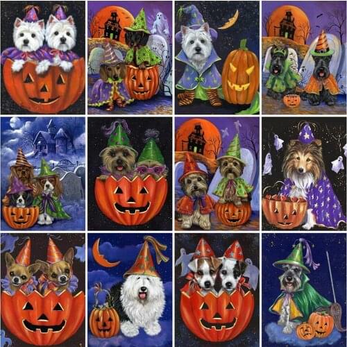 PDMDOG Diamond Painting New Arrival Dog Cross Stitch Diamond Embroidery Christmas Animal Handmade Gift Home Decorations