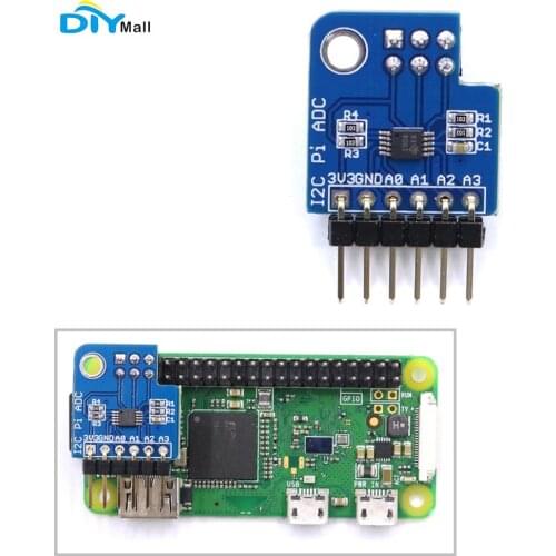 1/2/5/10pcs ADS1115 I2C Pi ADC Read Analog Signal 16-bit Precision 16 bit Converter for Raspberry Pi