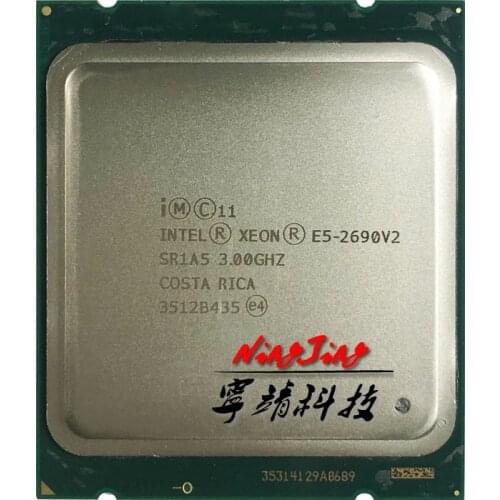 Intel Xeon E5-2690v2 E5 2690v2 E5 2690 v2 3.0 GHz Ten-Core Twenty-Thread CPU Processor 25M 130W LGA 2011