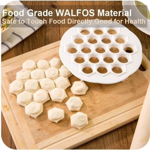 Speed-Up Device For Making Dumplings Dumpling Mold Maker Kitchen Dough Press Ravioli Diy 19 Holes Dumplings Maker Mold