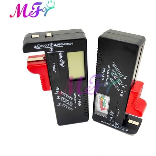 BT-168 AA/AAA/C/D/9V/1.5V Batteries Universal Button Cell Battery Colour Coded Meter Indicate Volt Tester Checker BT168D BT-168D