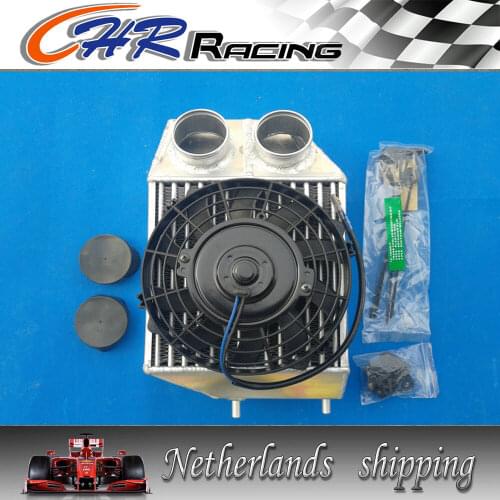 FOR 5" side mount Renault 5 R5 GT turbo super capacity intercooler + FAN