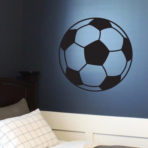 High Quality Soccer Ball Wall Decal Football Vinilos Decorativos DIY Family Boys Girls Room Special Design Bedding Decor SYY209