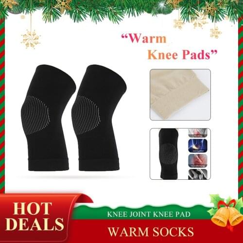 1 Pair Womens Warm Knee Kneepad Slim Knee Protector Room utdoor Breathable Knee Compression Sleeve Thermal Knee Pads