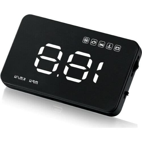 1PCS 3.5" OBD2 II Digital Car GPS HUD Head Up Display Speedometers Alarm Car Display Navigation Smart Universal HD Screen