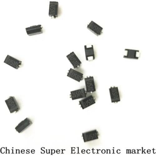 100pcs Rectifier Diode US1D UF4003 200V/1A SMA ZJ
