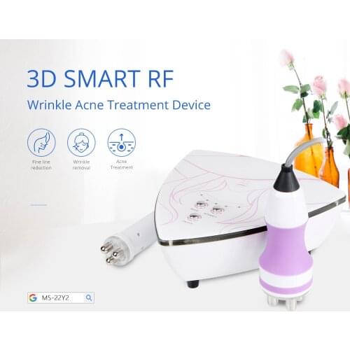 2 In 1 3D Smart RF Skin Care Wrinkle Removal Facial Beauty Machine For Home Use
