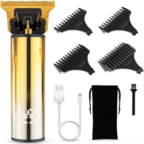 2021 Electric Hair Trimmer Cordless Shaver Beard Trimmer Electric Shaver for Men 0mm Men Barber Hair Cutting Machine For Men
