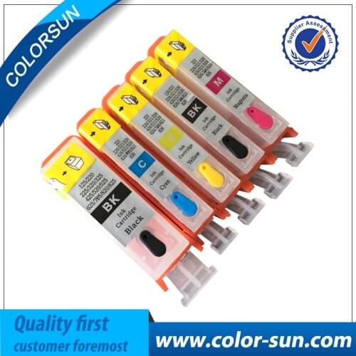 5pcs BCI-320 BLI-321 Refillable ink cartridges empty for Canon MP540 MP620 MP630 MX860 MX870 printer cartridge with chips