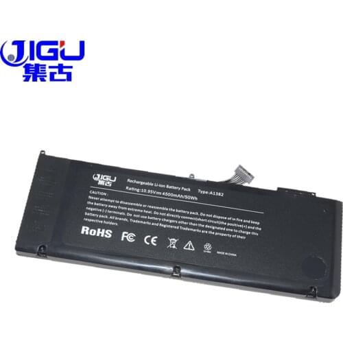 JIGU New Laptop Battery For Apple MacBook Pro 15" A1286 (2009 Version) MB985 MB986 Series Replace A1382 Battery