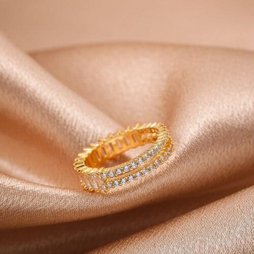 Amofa Rings With Cubic Zirkonia For Women