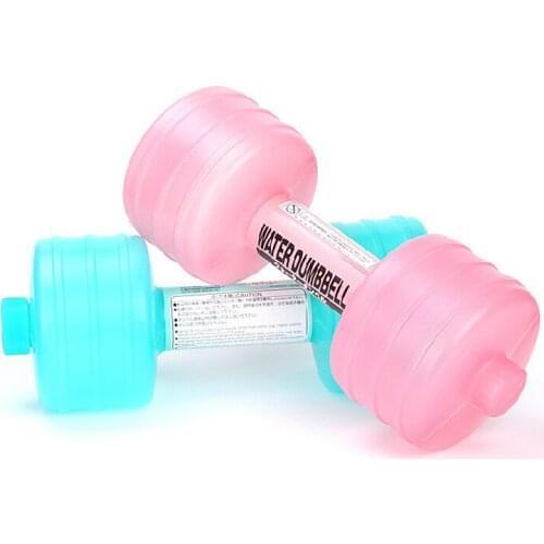 Body Building Water Dumbbell Weight Dumbbells Fitness Gym Equipment Crossfit Yoga For Training Sport Plastic Bottle Exercise