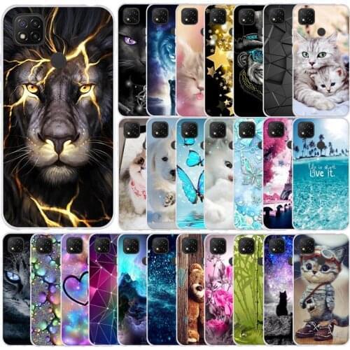 Case For Xiaomi Redmi 9C Case Silicone Soft TPU Back Phone Cover for Xiomi Xiaomi Redmi 9C Redmi9c Case Fundas Coque Bumper Etui