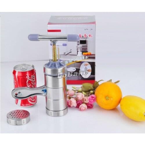 Stainless steel Home Kitchen spaghetti Noodle Press Machine with 5 different maker fruit juicer