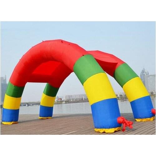 Discount Twin Arches 26ft*13ft D=8M/26ft Inflatable Rainbow Arch