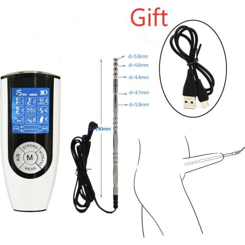 Electro Shock Penis Plug Urethral Dilators Metal Urethral Sounding Catheter Electrical Stimulation Masturbator Sex Toys For Men