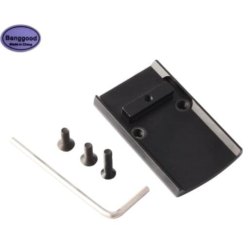 Glock Plate Base Mount Fit RMR VISM Red Dot Sight Mount P1 Converter Adapter for Sig Sauer P220 10MM Sight Hunting Accessories