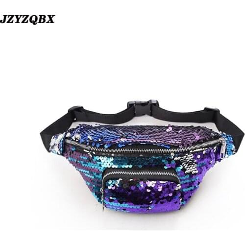 JZYZQBX Candy Color Waist Pack Banana Bag Womens Waist Bag Messenger Fanny Pack Waterproof PU Leather Chest Bag