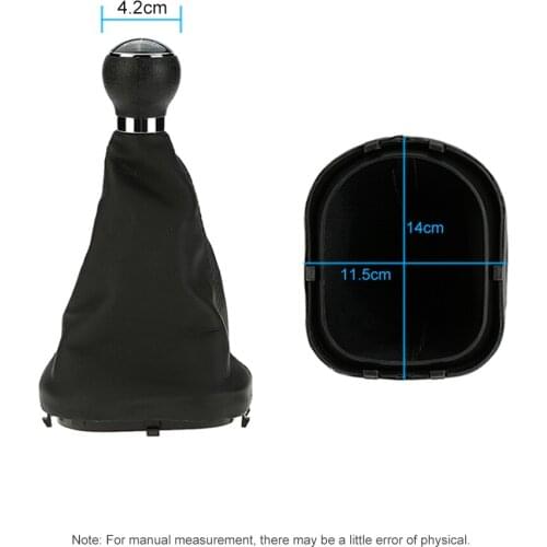 New SI-A0232 6 Speed Gear Shift Knobs Gearstick Gaiter Boot Replacement Kits for VW CADDY II 2 MK2 2004-2009 TOURAN 2003-2010