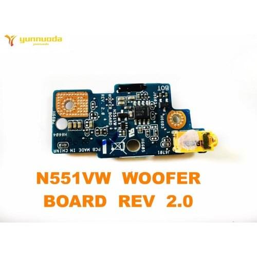 Original for ASUS N551VW AUDIO board N551VW WOOFER BOARD REV 2.0 tested good free shipping