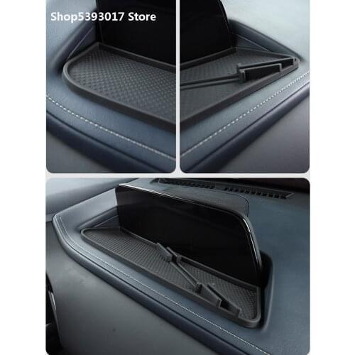 For Mazda CX30 CX-30 2020 2021 Car Mobile Phone Navigation Bracket Silica Gel Anti-slip Mat Protective Instrument Panels