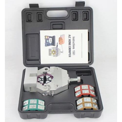 Manual A/C Hose Crimper Kit Mechanical 71550 Air Conditioning Press Hose Crimping Pliers Handheld Hose Crimping Repaire Tool