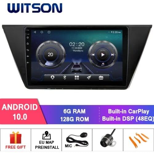 WITSON 10.2'' big screen Android 10.0 Octa core 4GB RAM CAR RADIO FOR VOLKSWAGEN TOURAN 2016+1024x600 HD+DVR/WIFI+MirrorLink