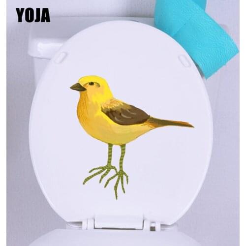 YOJA 23.2X22.3CM Standing Birds Toilet Sticker Wall Decal BedRoom Home Decoration T3-1209